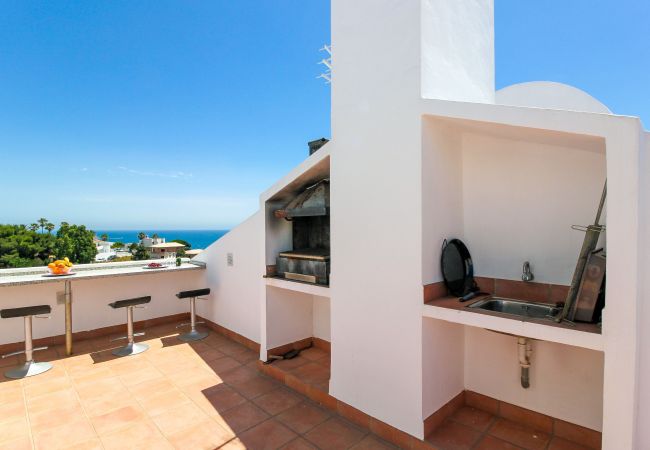 Casa adosada en La Cala de Mijas - La Cala townhouse, beach 400 m, roof terrace, BBQ