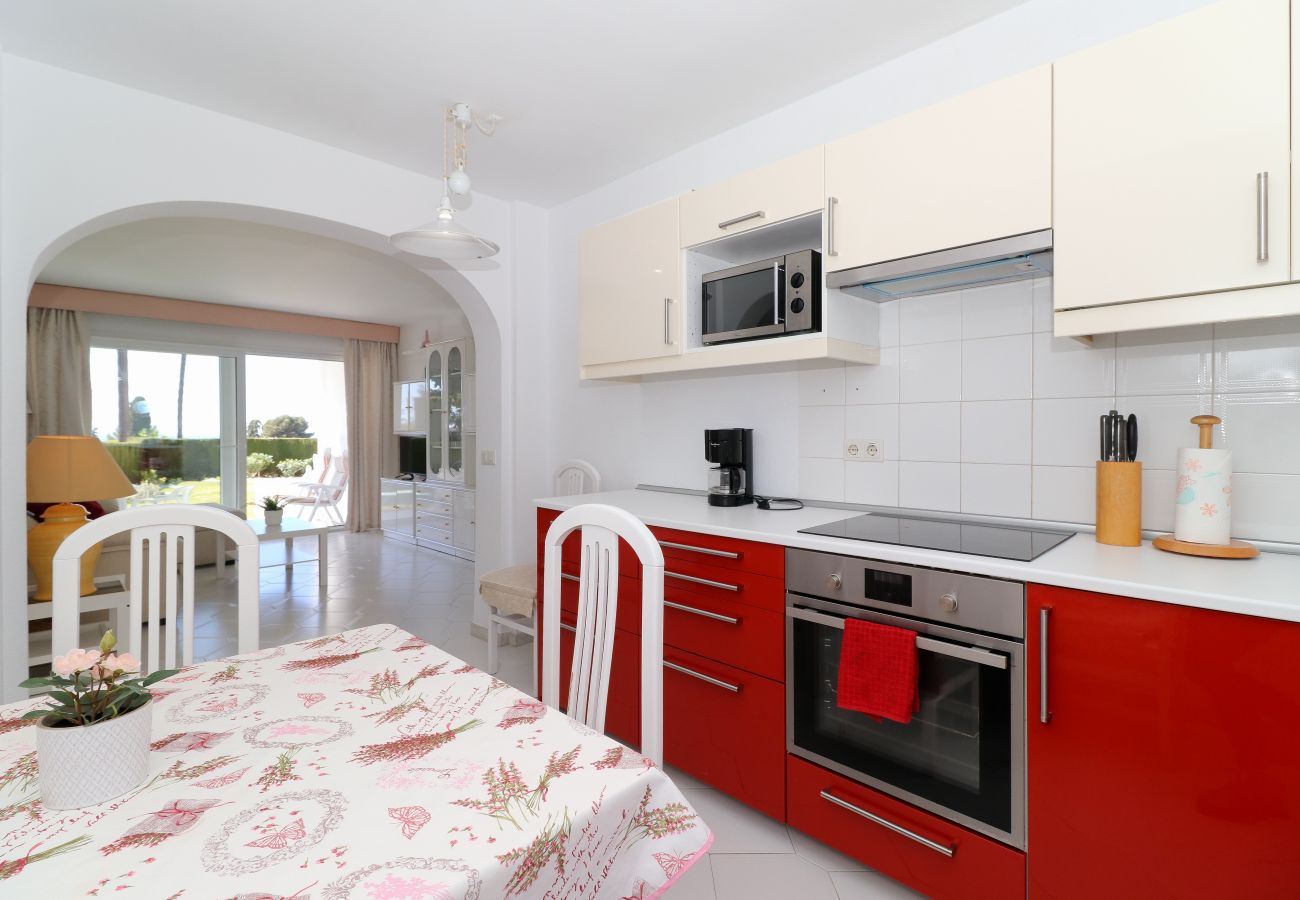 Apartamento en Mijas Costa - Apartment with garden and seaview