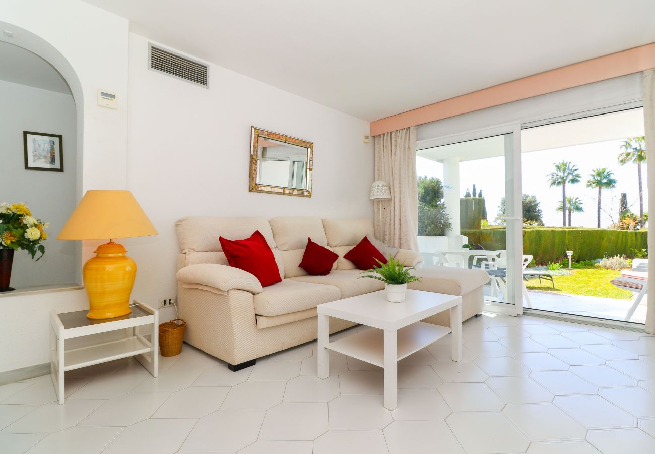 Apartamento en Mijas Costa - Apartment with garden and seaview