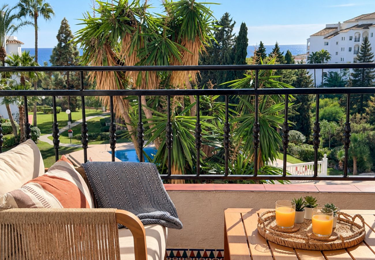 Apartamento en Mijas Costa - Delta Mar - vistas al mar, playa a 5 minutos a pie