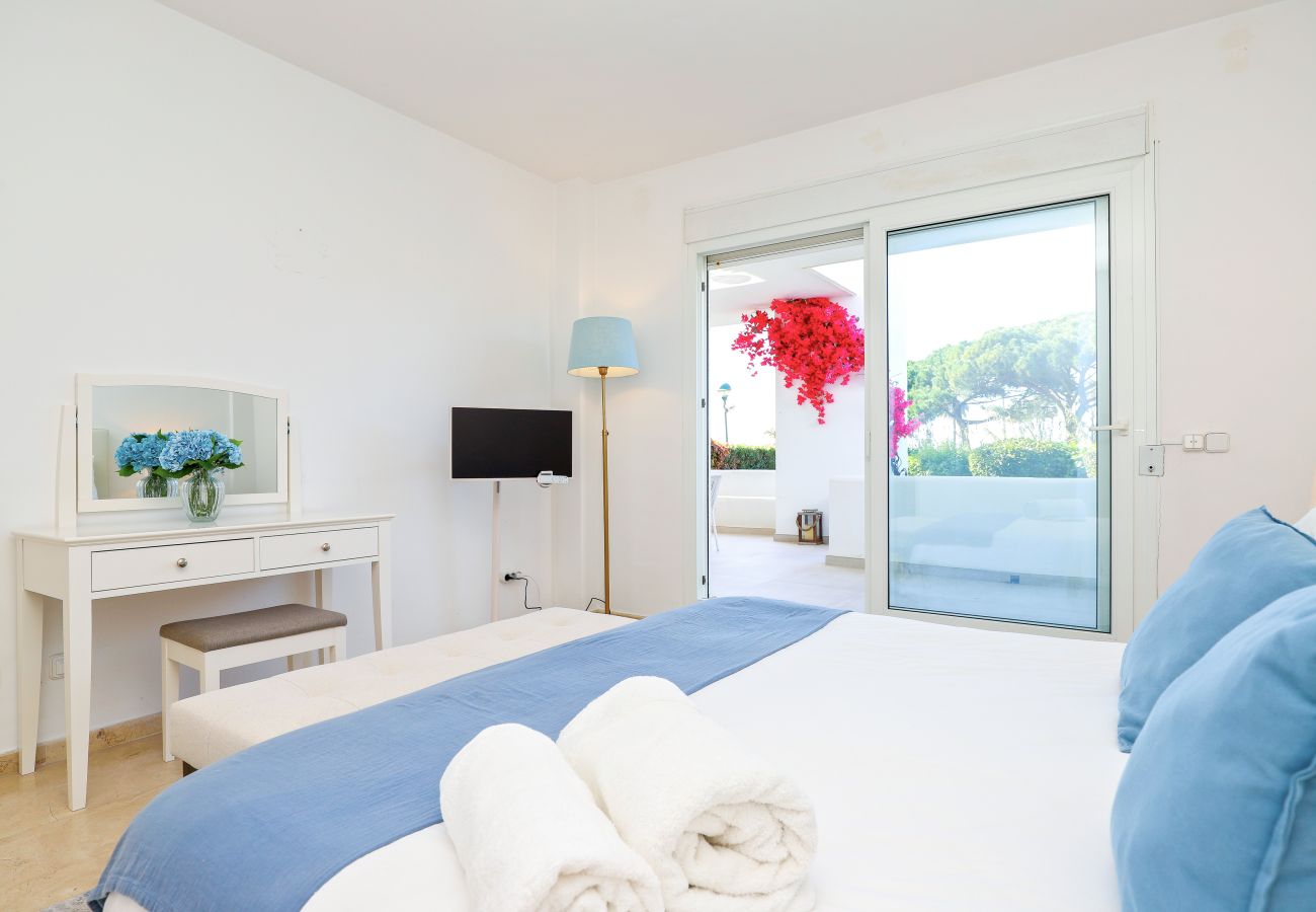 Apartamento en Marbella - Los Monteros Palm beach, jardin y BBQ