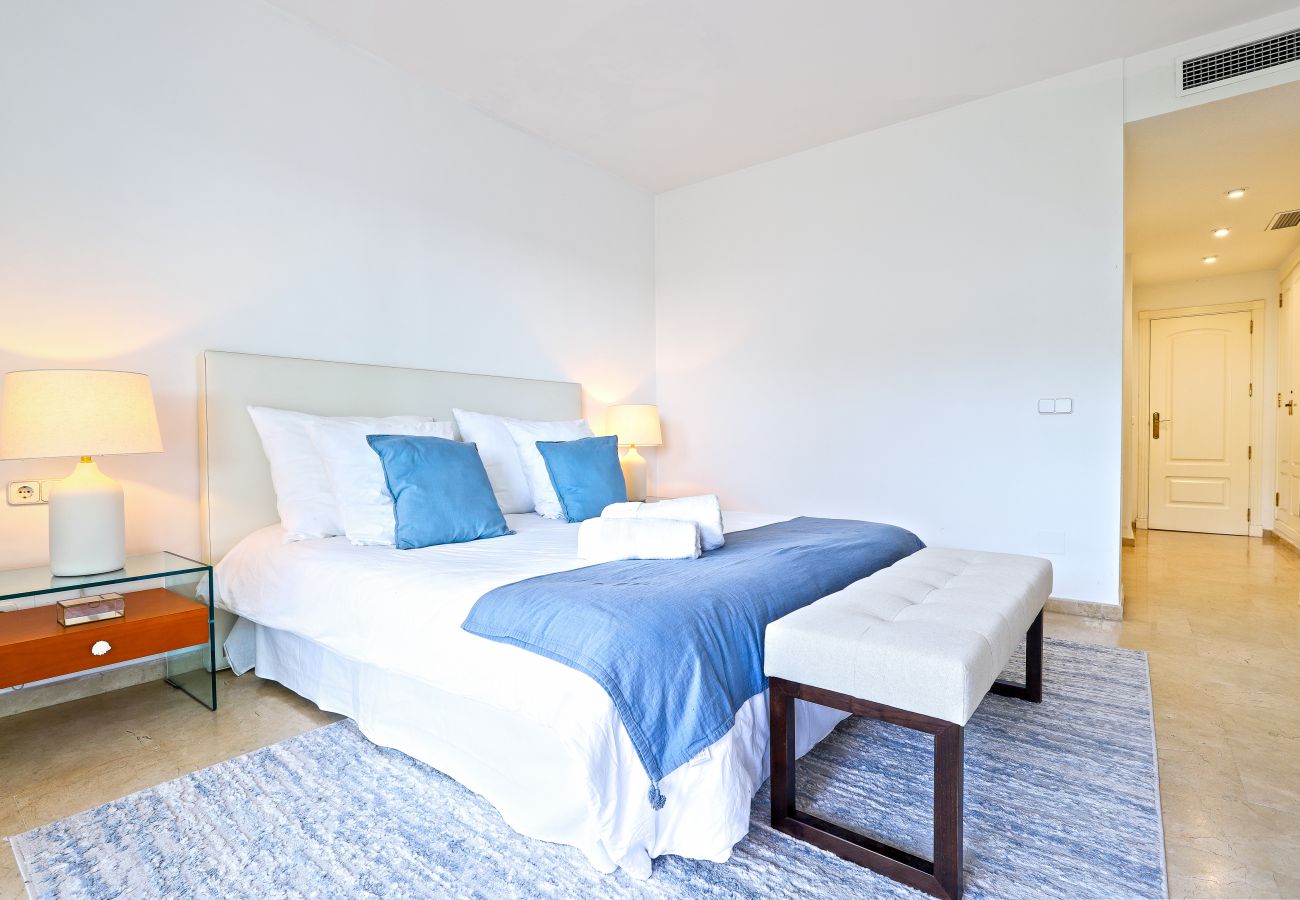 Apartamento en Marbella - Los Monteros Palm beach, jardin y BBQ