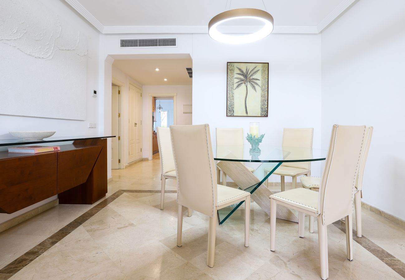 Apartamento en Marbella - Los Monteros Palm beach, jardin y BBQ