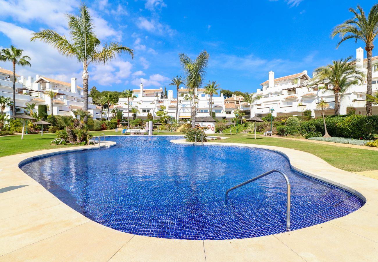 Apartamento en Marbella - Los Monteros Palm beach, jardin y BBQ