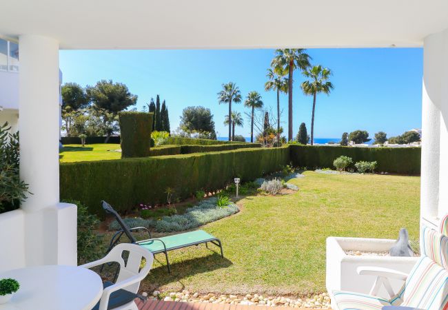 Appartement à Mijas Costa - Apartment with garden and seaview