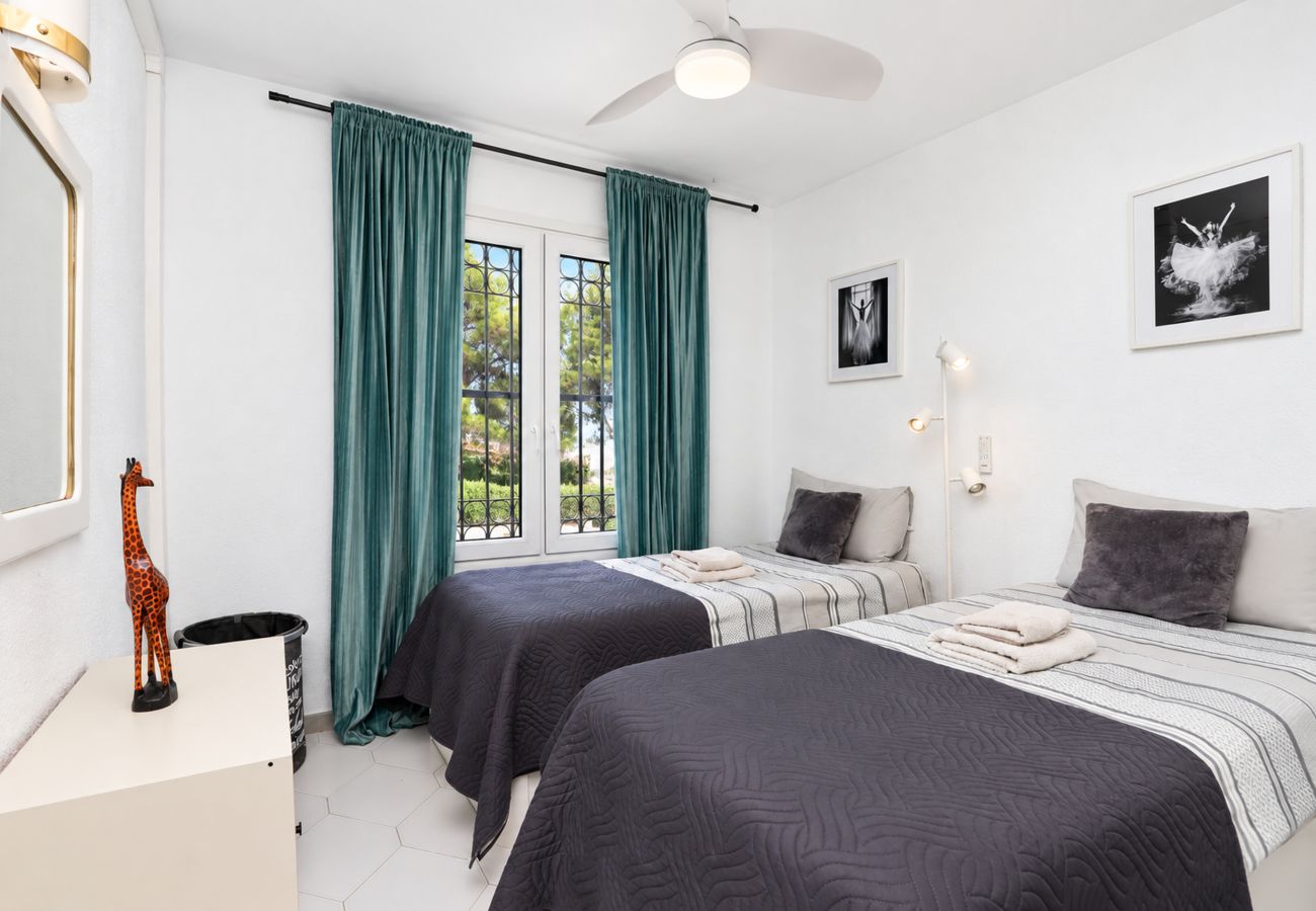 Appartement à Mijas Costa - Apartment with garden and seaview