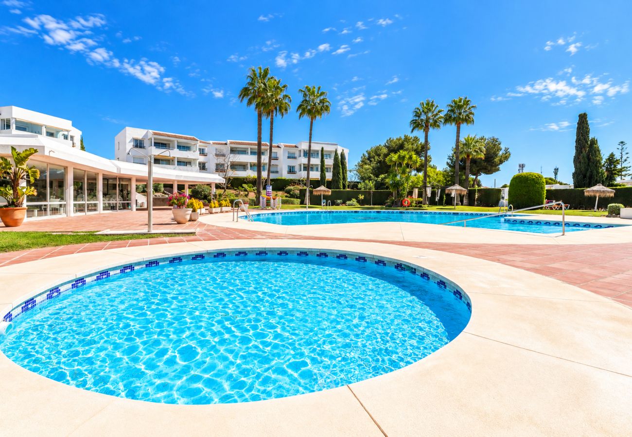 Appartement à Mijas Costa - Apartment with garden and seaview