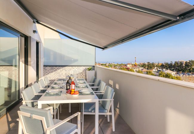 Appartement à La Cala de Mijas - Penthouse avec grande terrasse sur le toit et bassin profond