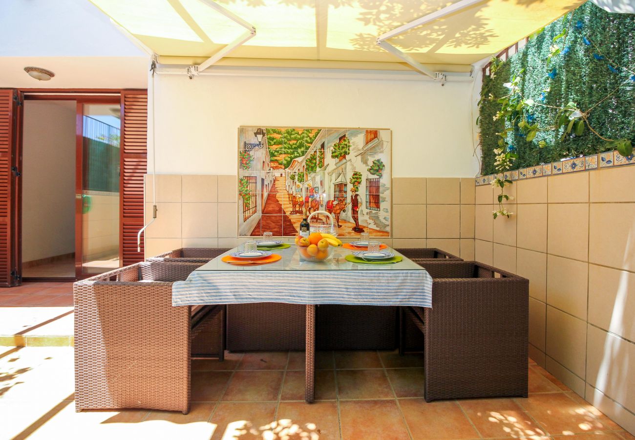 Townhouse in La Cala de Mijas - La Cala townhouse, beach 400 m, roof terrace, BBQ