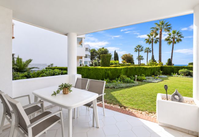 Apartment in Mijas Costa - Apartment with garden and seaview