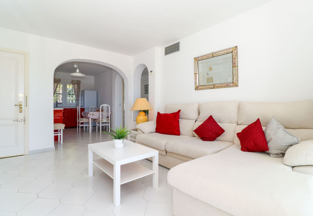 Apartment in Mijas Costa - Apartment with garden and seaview