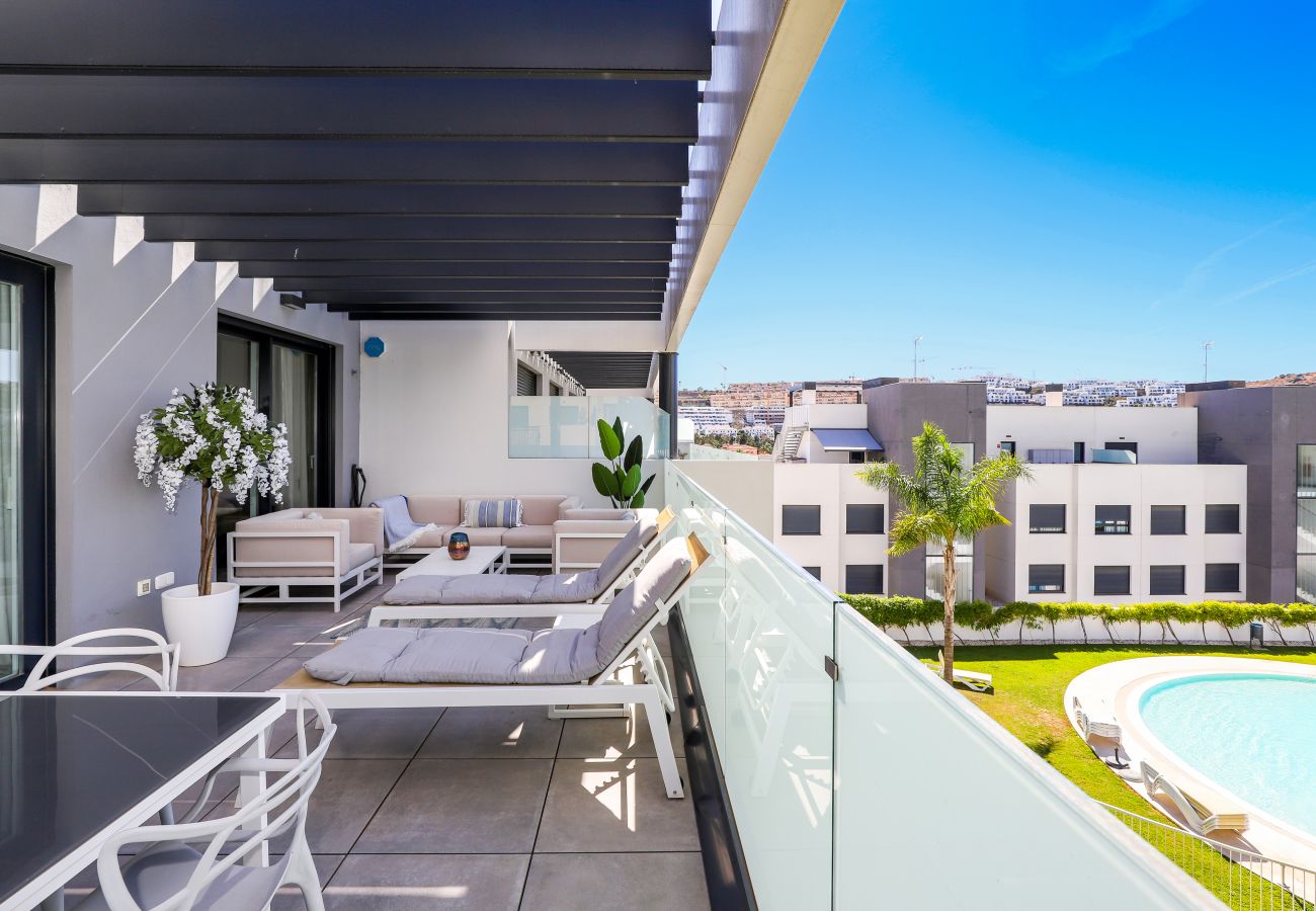 Апартаменты на La Cala de Mijas - Cala Serena luxury - pool view